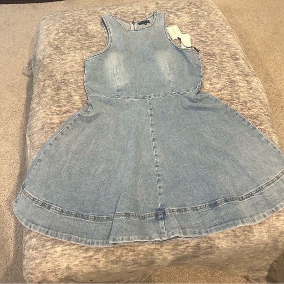 NWT 1state Size 14 Women’s Jean Dress - Picture 7 of 8